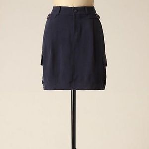 Hei Hei by Anthropologie Jocelyn navy cargo skirt